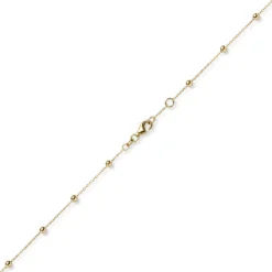 3mm Kügelchen Ankerkette Halskette Kette Collier aus 585 Gold Gelbgold 42-45cm