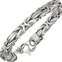 7mm Königsarmband Armband Armschmuck aus 925 Silber 23cm Herren