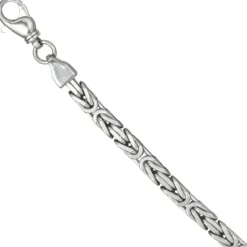 7mm Königsarmband Armband Armschmuck aus 925 Silber 23cm Herren