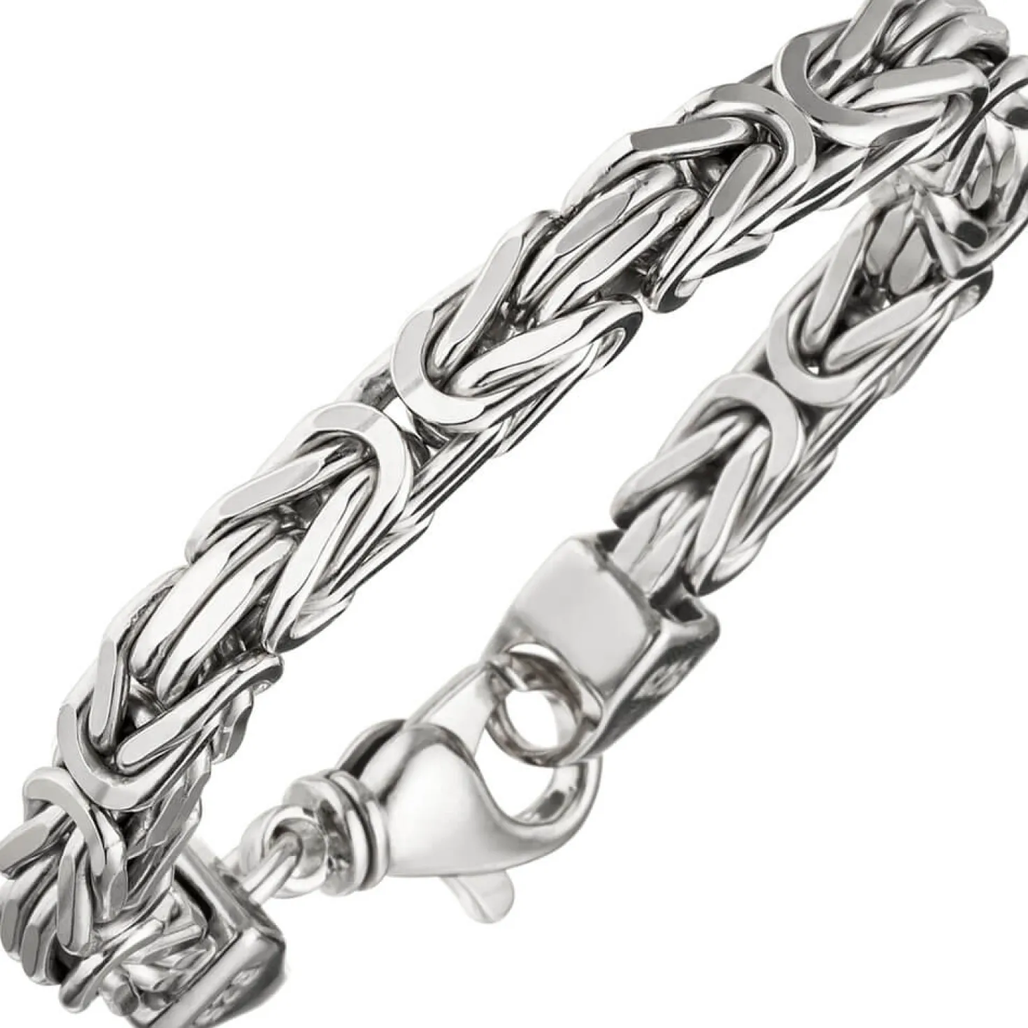 7mm Königsarmband Armband Armschmuck aus 925 Silber 20cm Unisex