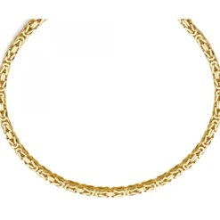 7mm Königskette aus 750 Gold Gelbgold Kette Halskette 70cm Herren