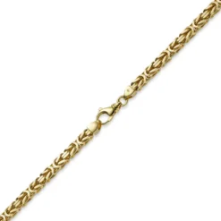7mm Königskette aus 750 Gold Gelbgold Kette Halskette 65cm Herren