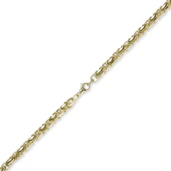 7mm Königskette aus 585 Gold Gelbgold Kette Halskette 45cm rund abgerundet