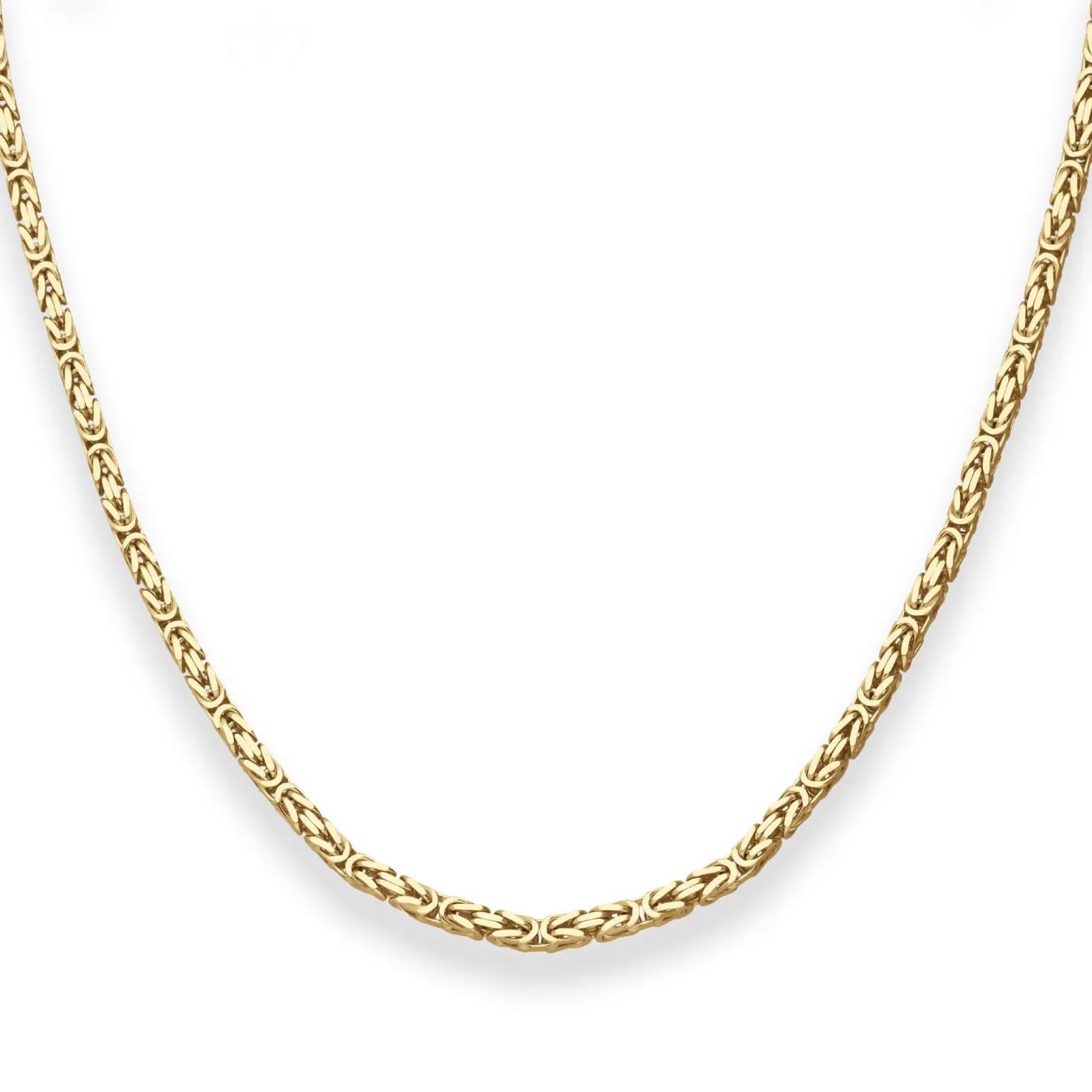 2,8mm Königskette Goldkette Collier Halskette aus 333 Gold Gelbgold 50cm