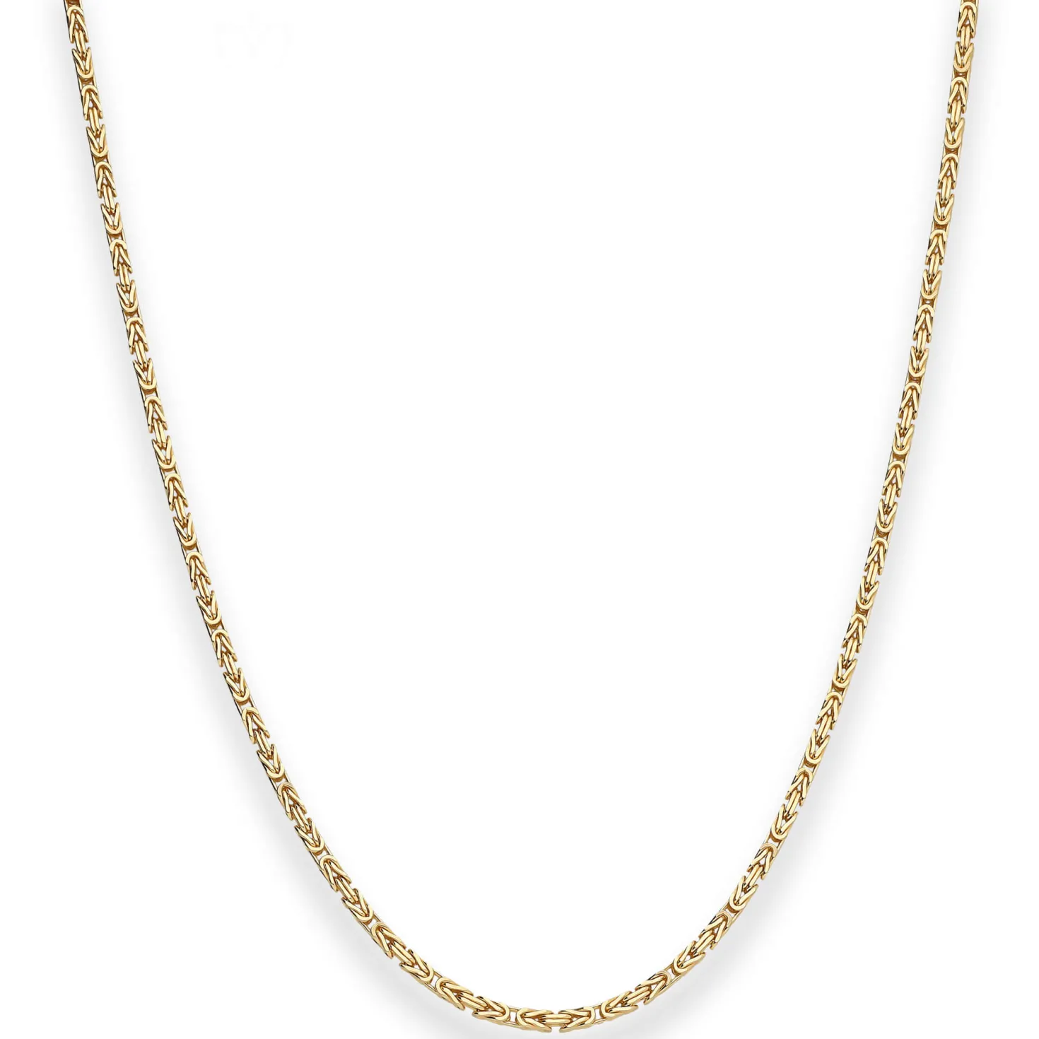 1,8mm Königskette Goldkette Collier Halskette aus 333 Gold Gelbgold 65cm