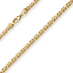 4mm Königskette Goldkette Collier Halskette aus 333 Gold Gelbgold 60cm