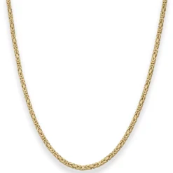 2,5mm Königskette Goldkette Collier Halskette aus 585 Gold Gelbgold 60cm