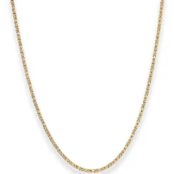1,8mm Königskette Goldkette Collier Halskette aus 585 Gold Gelbgold 50cm