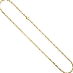 2,8mm Königskette Halskette Collier aus 333 Gold Gelbgold massiv 55cm