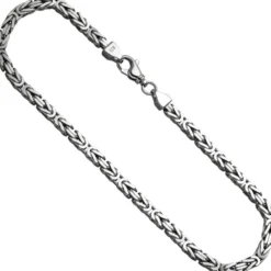 7,2mm Königskette Kette Collier Halsschmuck 925 Silber 50cm Unisex
