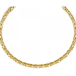 9mm Königskette Kette Halskette aus 585 Gold Gelbgold 60cm Herren