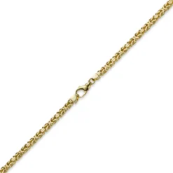5mm Königskette Kette Halskette aus 750 Gold Gelbgold, 65cm, Herren