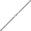 5mm Königskette Kette Halskette aus 585 Gold Weißgold, 65cm, Herren