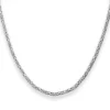 2,8mm Königskette Silberkette Collier Halskette aus 925 Silber rhodiniert 45cm