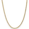 2,8mm Kordelkette Goldkette Collier Halskette aus 585 Gold Gelbgold 45cm