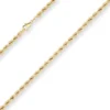 4,4mm Kordelkette Goldkette Collier Halskette aus 585 Gold Gelbgold 60cm