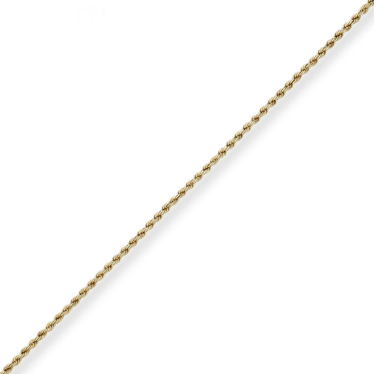 2,1mm Kordelkette Goldkette Collier Halskette aus 585 Gold Gelbgold 55cm