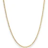 1,8mm Kordelkette massiv Goldkette Collier Halskette aus 750 Gold Gelbgold 50cm