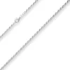 3,1mm Kordelkette massiv Silberkette Collier Halskette aus 925 Silber 55cm