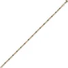 1,8mm Kugel-Armband Armkette aus 750 Gold Rotgold teil-schwarz-rhodiniert 18cm