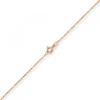 1mm Kugelkette diamantiert Kette Goldkette Halskette aus 750 Gold Rotgold, 38cm