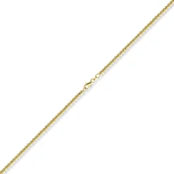 3mm Kugelkette Halskette Collier aus 585 Gold Gelbgold glatt glänzend 50cm