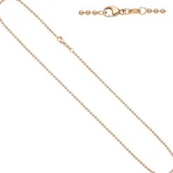 2mm Kugelkette Halskette Collier Halsschmuck aus 585 Gold Rotgold 45cm