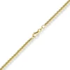3mm Kugelkette Halskette Collier aus 585 Gold Gelbgold glatt glänzend 45cm