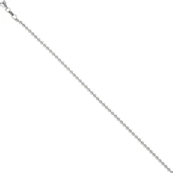 2mm Kugelkette Kette Halskette Collier Halsschmuck aus echtem 925 Silber, 50cm