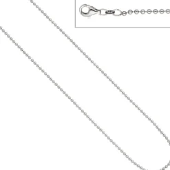2mm Kugelkette Kette Halskette Collier Halsschmuck aus echtem 925 Silber, 50cm