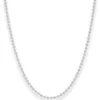 2,5mm Kugelkette Silberkette Collier Halskette aus 925 Silber rhodiniert 60cm
