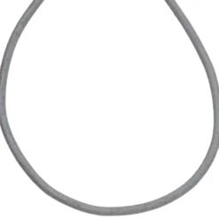 2mm LederketteHalskette Collier Kette Schnur aus Leder grau Unisex 100cm
