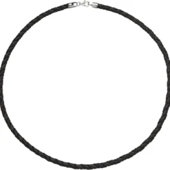 4,1mm Lederkette Kette Halskette Halsschmuck braun 925 Silber 60cm