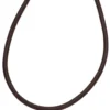 2mm Lederschnur Lederkette aus dunkelbraunem Leder Lederschmuck, 100cm