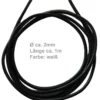 2mm Lederschnur Lederkette aus weißem Leder Lederschmuck, 100cm