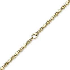 6,5mm Monte Carlo Armband Armkette aus 585 Gold Gelbgold massiv 22cm