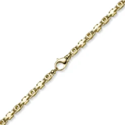 6,5mm Monte Carlo Armband Armkette aus 585 Gold Gelbgold massiv 22cm