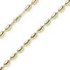 6,5mm Oliven-Kette Halskette Collier aus 585 Gold Gelbgold glänzend 50cm