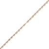 6,5mm Oliven-Kette Halskette Collier aus 585 Gold Rotgold glänzend 50cm