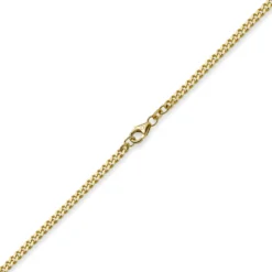 3mm Panzerarmband Armband Armkette, 585 Gold Gelbgold, 21cm, Unisex