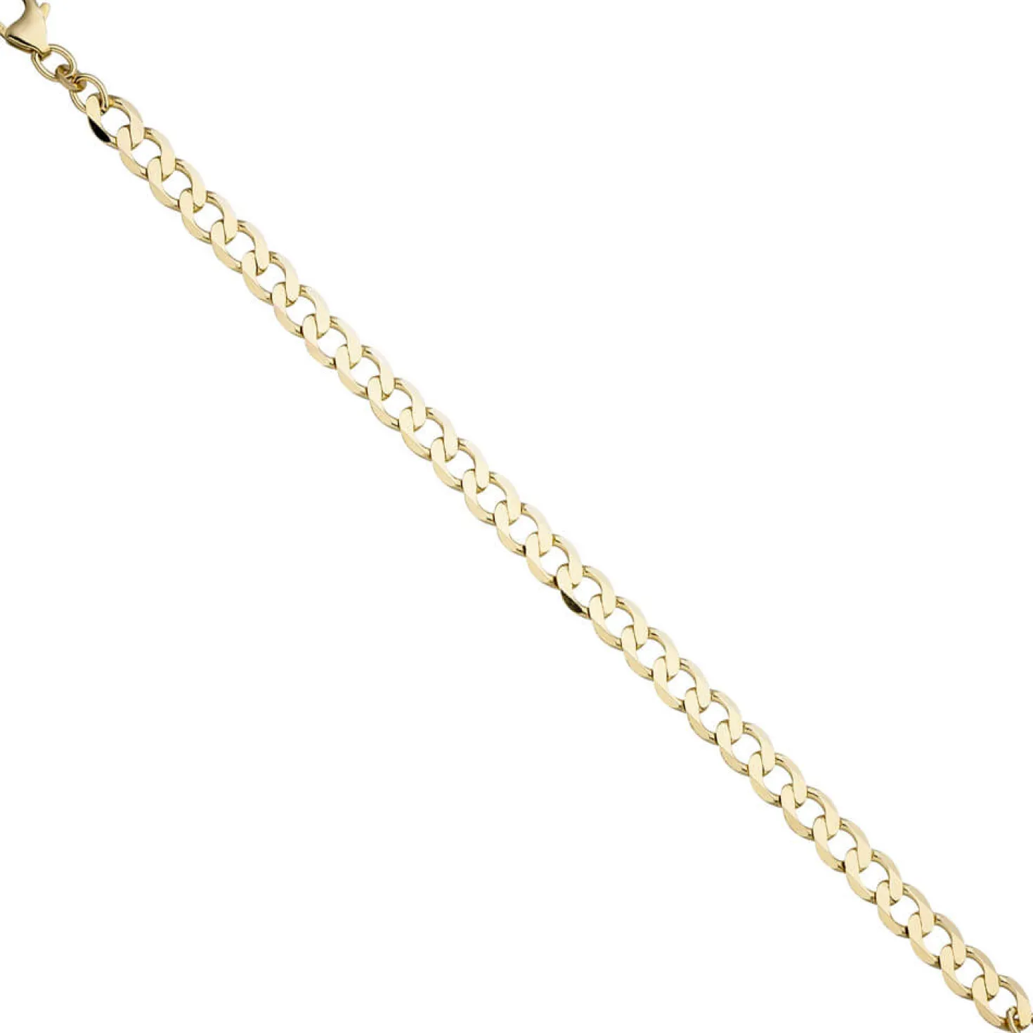 6,6mm Panzerarmband Armband Armkette Armschmuck aus 333 Gold Gelbgold 19cm
