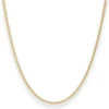 1,7mm Panzerkette Collier Halskette aus 585 Gold Gelbgold 40cm mit Zwischenöse