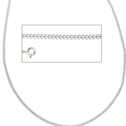 2mm Panzerkette Collier Halskette 925 Silber glänzend Damen, 50cm
