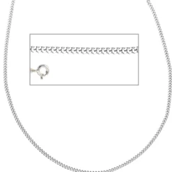 2mm Panzerkette Collier Halskette 925 Silber glänzend Damen, 38cm