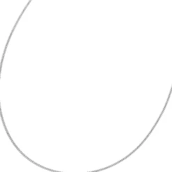 1,7mm Panzerkette Collier Halskette 925 Silber glänzend Damen, 38cm