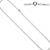 2mm Panzerkette Collier Halskette 925 Silber glänzend Damen, 45cm
