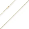 1,2mm Panzerkette Collier mit Zwischenöse Halskette aus 333 Gold Gelbgold 42cm