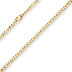 4,1mm Panzerkette Goldkette Collier Halskette aus 750 Gold Gelbgold 55cm
