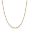 2,1mm Panzerkette Goldkette Collier Halskette aus 750 Gold Gelbgold 70cm