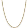 2,4mm Panzerkette Goldkette Collier Halskette aus 750 Gold Gelbgold 60cm